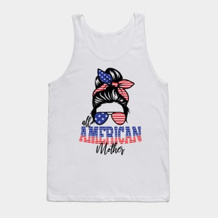 4th of July All American Mother Tank Top